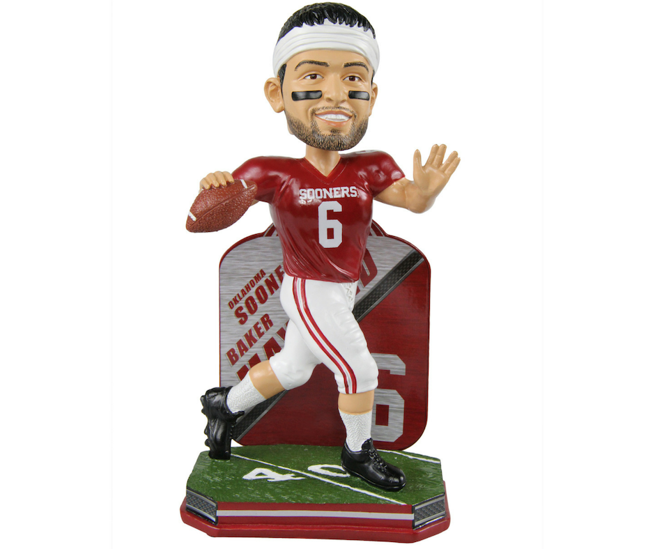 First Baker Mayfield Oklahoma Sooners Bobblehead Unveiled