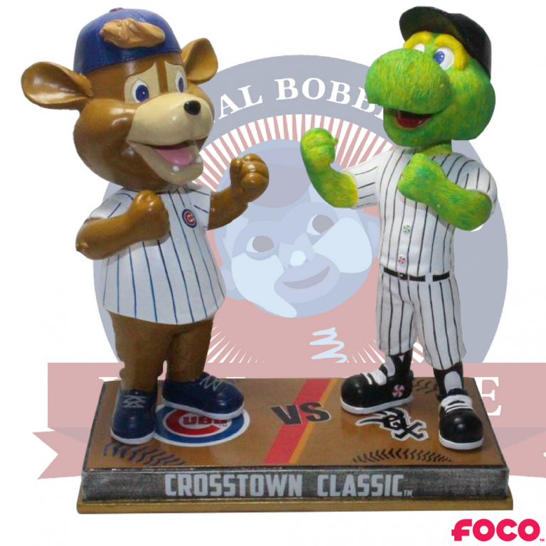 Crosstown Classic Rivalry Bobblehead Featuring Chicago Cubs and White