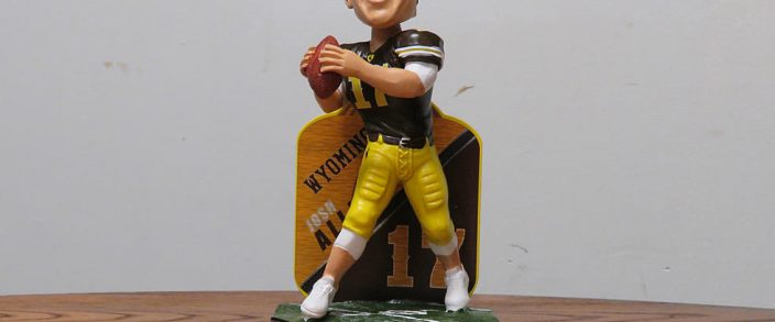 Big Josh Allen bobblehead at my Wegmans.