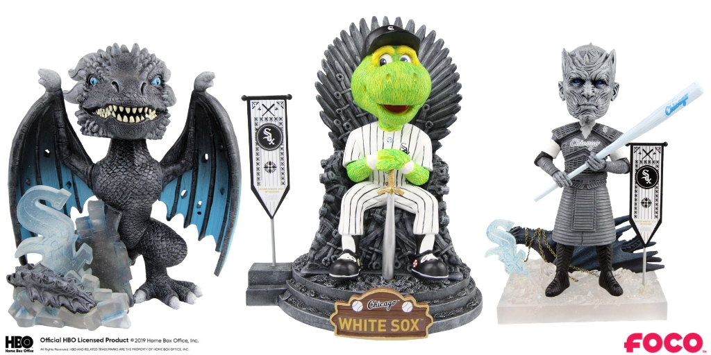 Chicago White Sox Southpaw Game Of Thrones Mascot Bobblehead