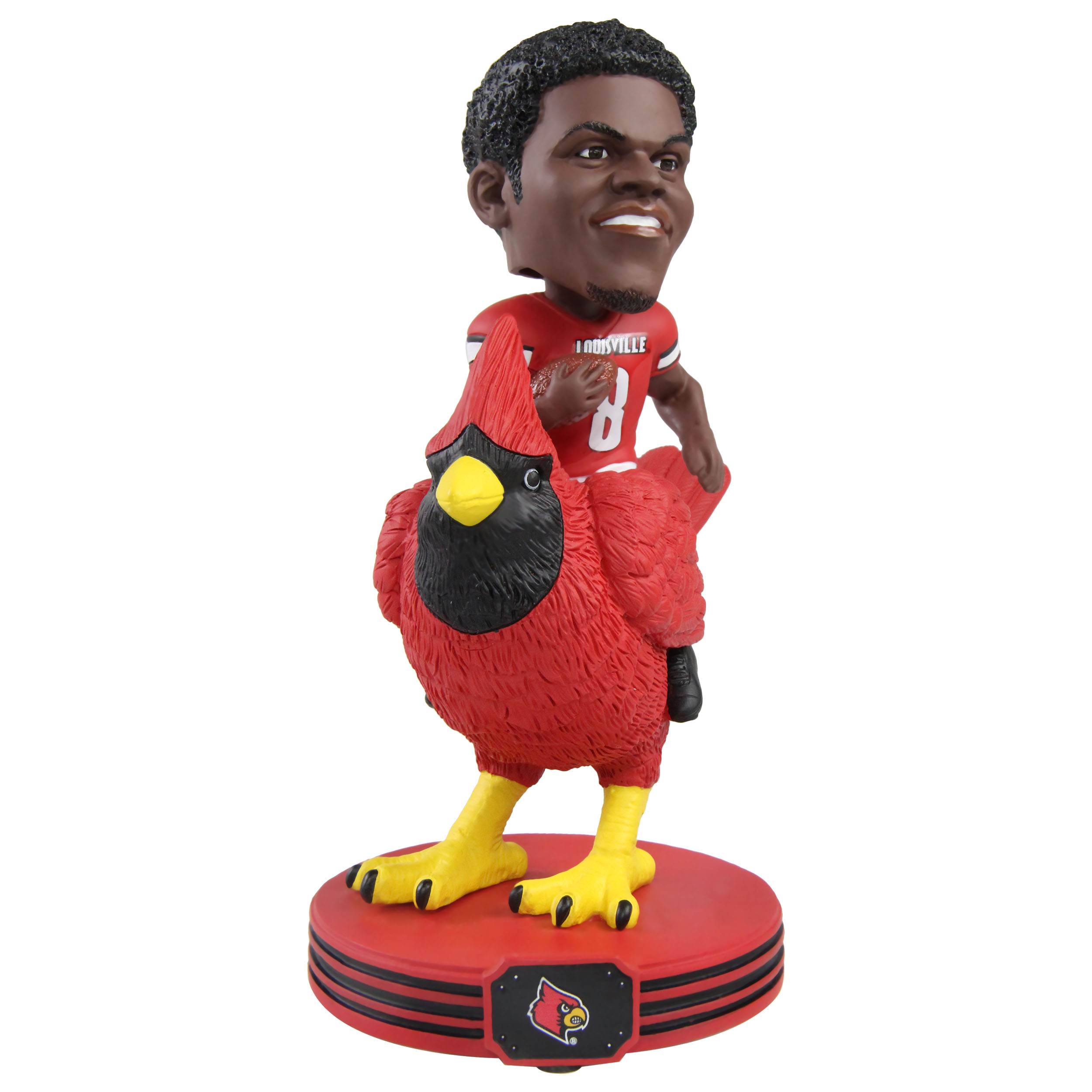 Lamar Jackson Baltimore Ravens Ratings Card Bobblehead Officially Licensed by NFL